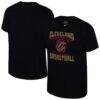 Cleveland Cavaliers Stadium Essentials Unisex Club Time Tri-Blend T-Shirt - Black - Front View