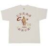 Cleveland Cavaliers Stadium Essentials Men's Number One Oversized T-Shirt - Cream - Side View