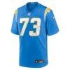 Mekhi Becton Los Angeles Chargers Nike Team Game Jersey - - Side View