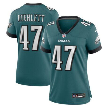 Charley Hughlett Philadelphia Eagles Nike Women's Team Game Jersey - - Front View