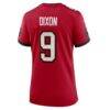 Riley Dixon Tampa Bay Buccaneers Nike Women's Team Game Jersey - Red - Detail View