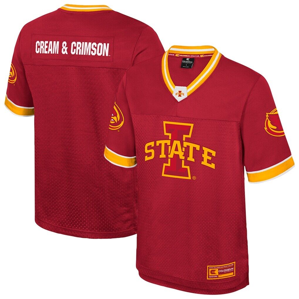Iowa State Cyclones Colosseum Nothing But The Hits Football Jersey - Cardinal