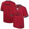 Arkansas Razorbacks Colosseum Nothing But The Hits Football Jersey - - Front View