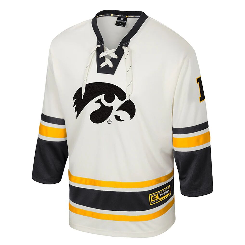 Iowa Hawkeyes Colosseum Puck Proud Fashion Hockey Jersey