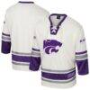 Kansas State Wildcats Colosseum Puck Proud Fashion Hockey Jersey - Cream - Front View