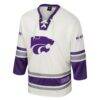 Kansas State Wildcats Colosseum Puck Proud Fashion Hockey Jersey - Cream - Side View