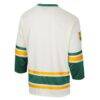 Baylor Bears Colosseum Puck Proud Fashion Hockey Jersey - Cream - Detail View