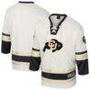 Colorado Buffaloes Colosseum Puck Proud Fashion Hockey Jersey - Cream - Front View
