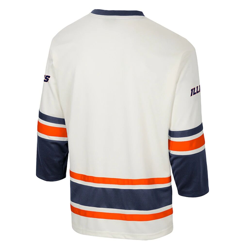 Illinois Fighting Illini Colosseum Puck Proud Fashion Hockey Jersey
