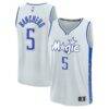 Paolo Banchero Orlando Magic Fashion7 2025/26 City Edition Fast Break Jersey - Silver - Front View