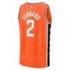 Kawhi Leonard LA Clippers Fashion7 2025/26 City Edition Fast Break Jersey - Orange - Detail View