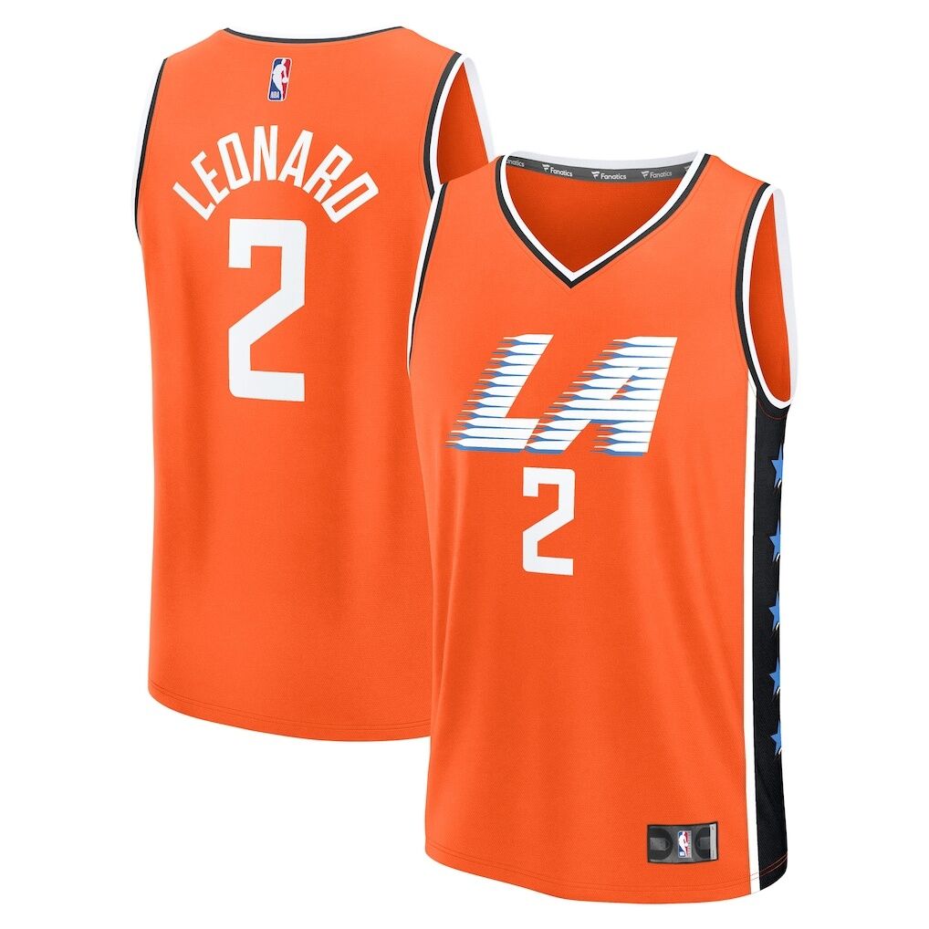 Kawhi Leonard LA Clippers Fashion7 Youth 2025/26 City Edition Fast Break Jersey