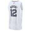 Ja Morant Memphis Grizzlies Fashion7 Youth 2025/26 City Edition Fast Break Jersey - White - Detail View