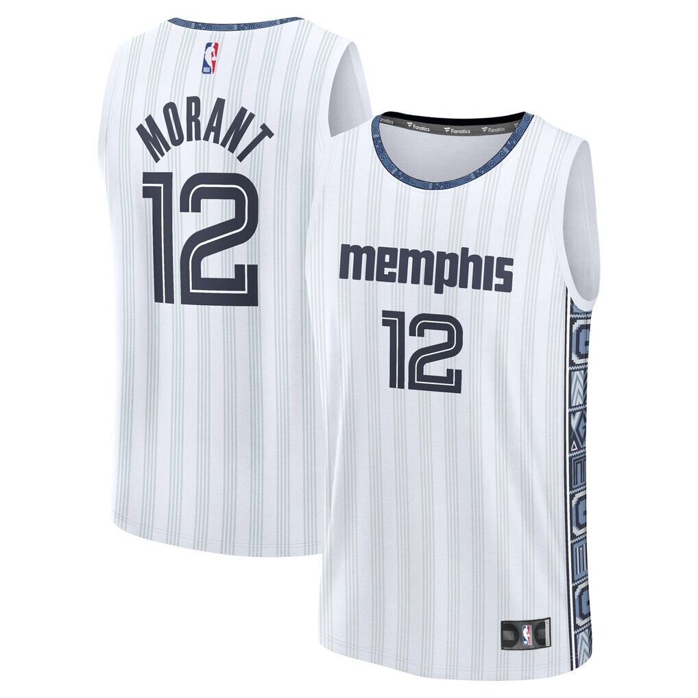 Ja Morant Memphis Grizzlies Fashion7 Youth 2025/26 City Edition Fast Break Jersey
