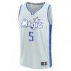 Paolo Banchero Orlando Magic Fashion7 Youth 2025/26 City Edition Fast Break Jersey - Silver - Side View