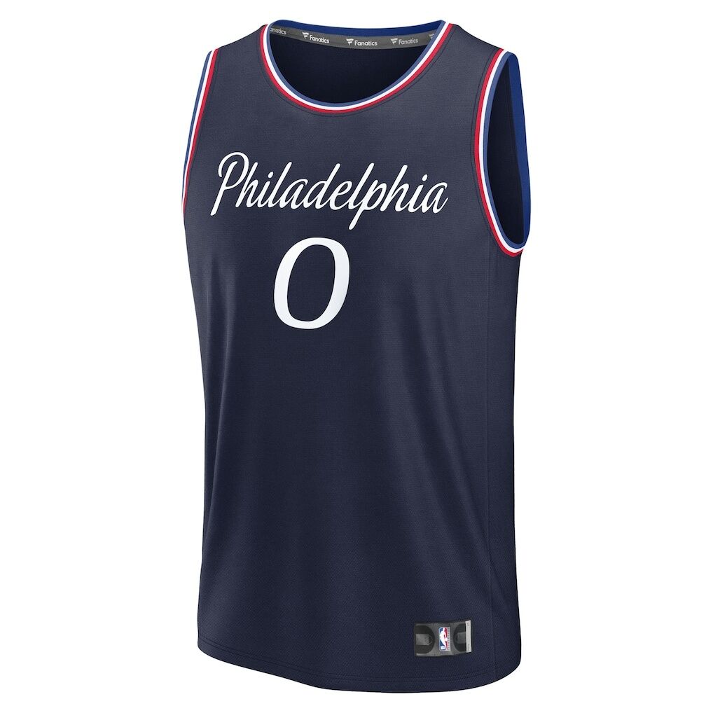 Tyrese Maxey Philadelphia 76ers Fashion7 Youth 2025/26 City Edition Fast Break Jersey