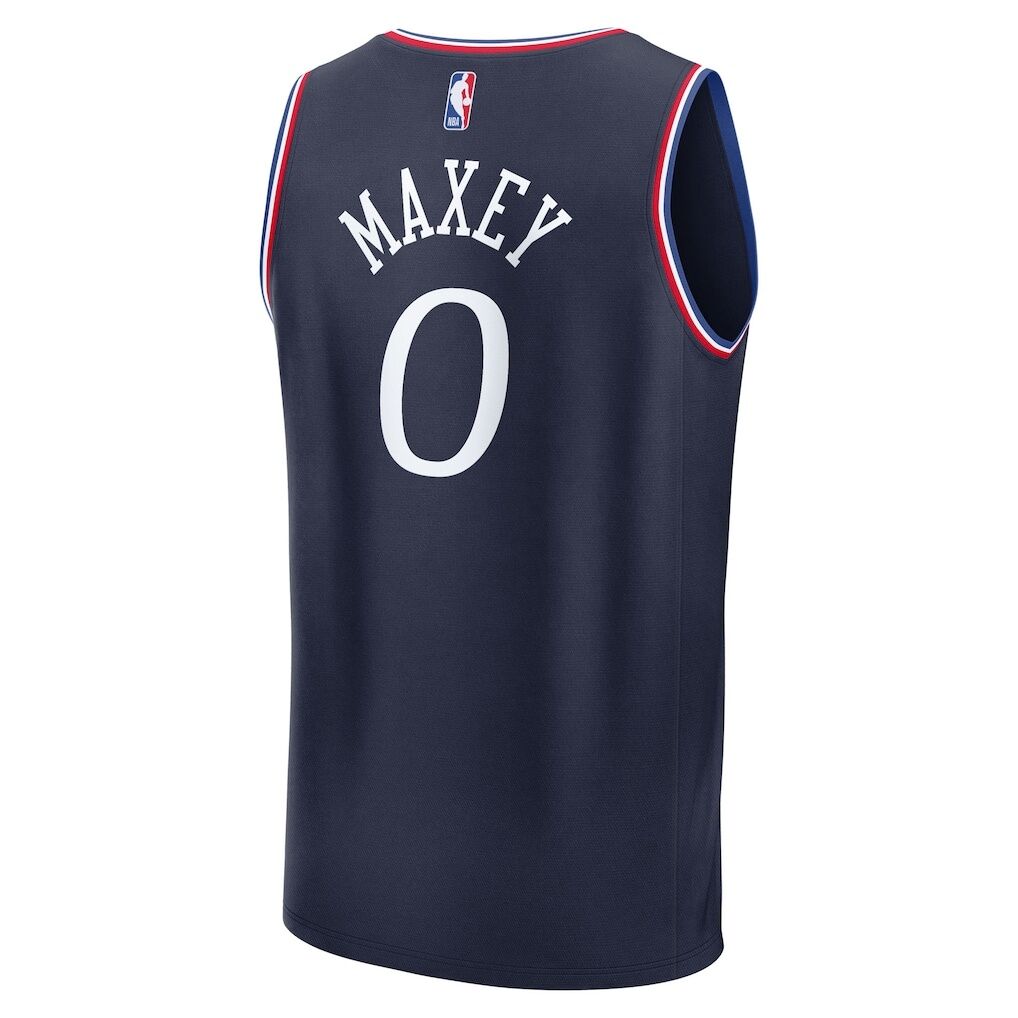 Tyrese Maxey Philadelphia 76ers Fashion7 Youth 2025/26 City Edition Fast Break Jersey