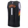 Devin Booker Phoenix Suns Fashion7 Youth 2025/26 City Edition Fast Break Jersey - Black - Detail View