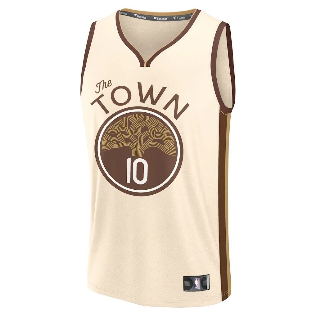 Jimmy Butler III Golden State Warriors Fashion7 Youth 2025/26 City Edition Fast Break Jersey – Tan