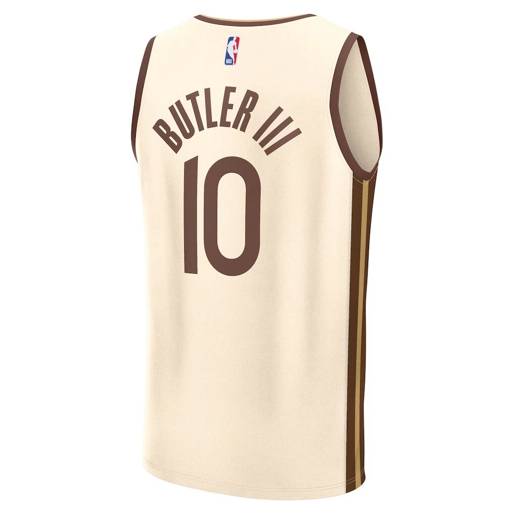 Jimmy Butler III Golden State Warriors Fashion7 Youth 2025/26 City Edition Fast Break Jersey - Tan