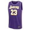 LeBron James Los Angeles Lakers Fashion7 Fast Break Jersey - Purple - Side View