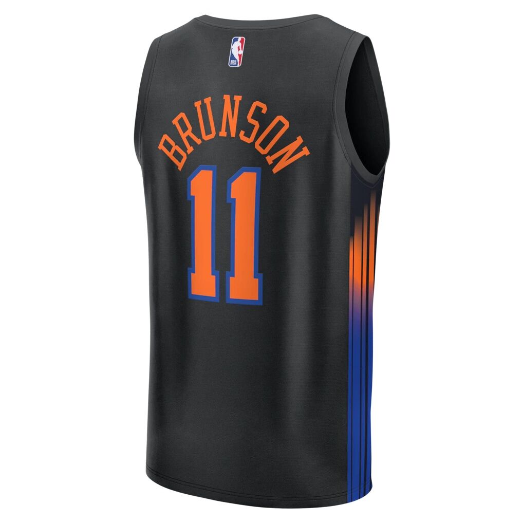 Jalen Brunson New York Knicks Fashion7 Fast Break Jersey - Statement Edition