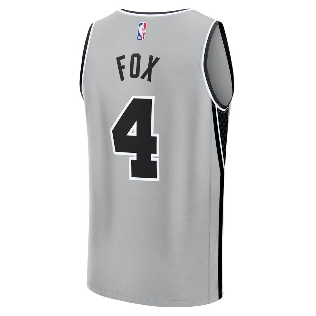 De'Aaron Fox San Antonio Spurs Fashion7 Fast Break Jersey - Statement Edition