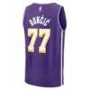 Luka Dončić Los Angeles Lakers Fashion7 Youth Fast Break Jersey - Purple - Alt2