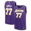 Luka Dončić Los Angeles Lakers Fashion7 Youth Fast Break Jersey - Purple - Front View