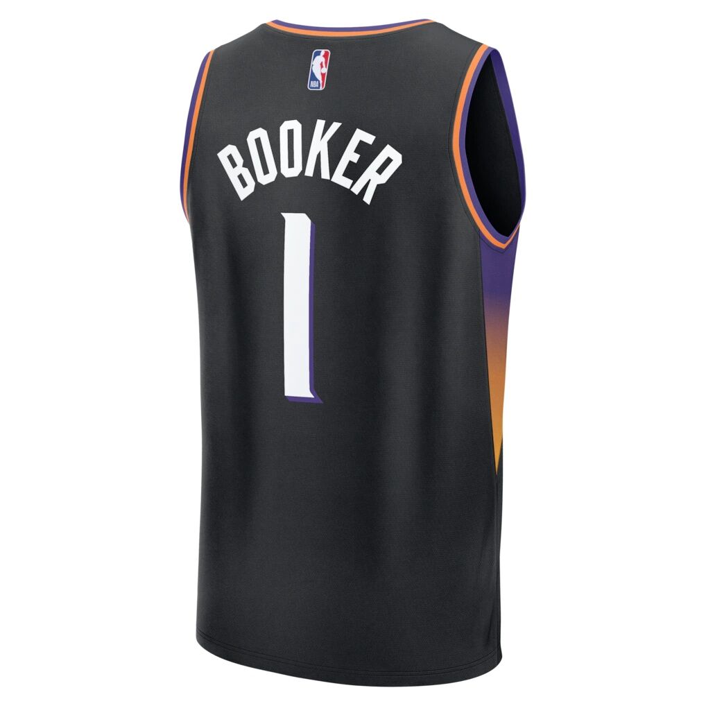 Devin Booker Phoenix Suns Fashion7 Youth  Fast Break Jersey - Statement Edition