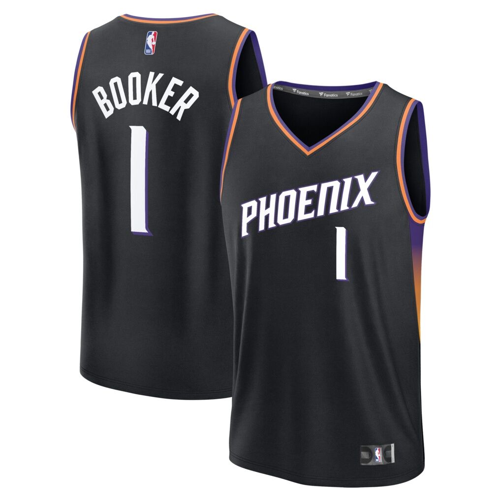 Devin Booker Phoenix Suns Fashion7 Youth  Fast Break Jersey - Statement Edition