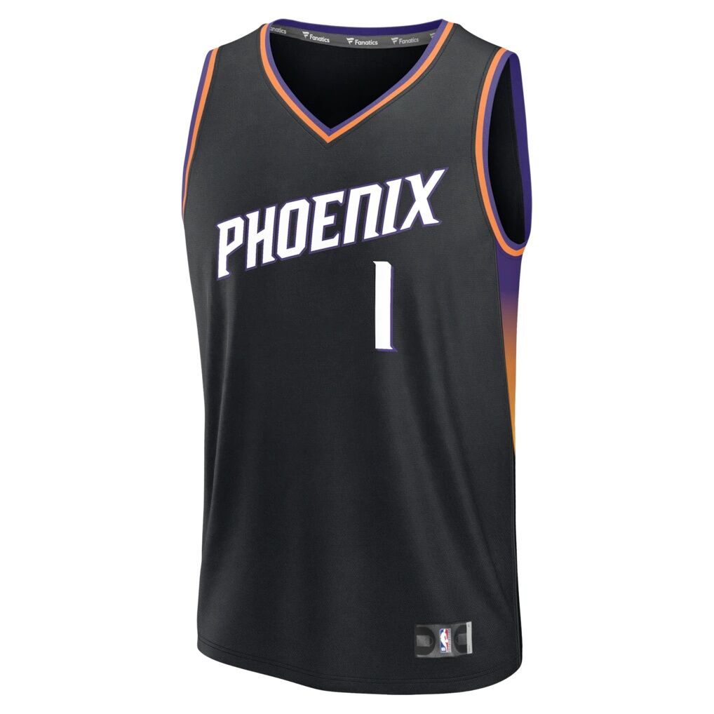 Devin Booker Phoenix Suns Fashion7 Youth  Fast Break Jersey - Statement Edition
