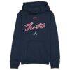 Atlanta Braves New Era x Hyperfly Hoodie - Navy - Front View