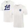 LA Clippers FISLL Unisex Burst Logo T-Shirt - White - Front View
