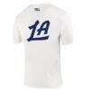 LA Clippers FISLL Unisex Burst Logo T-Shirt - White - Side View