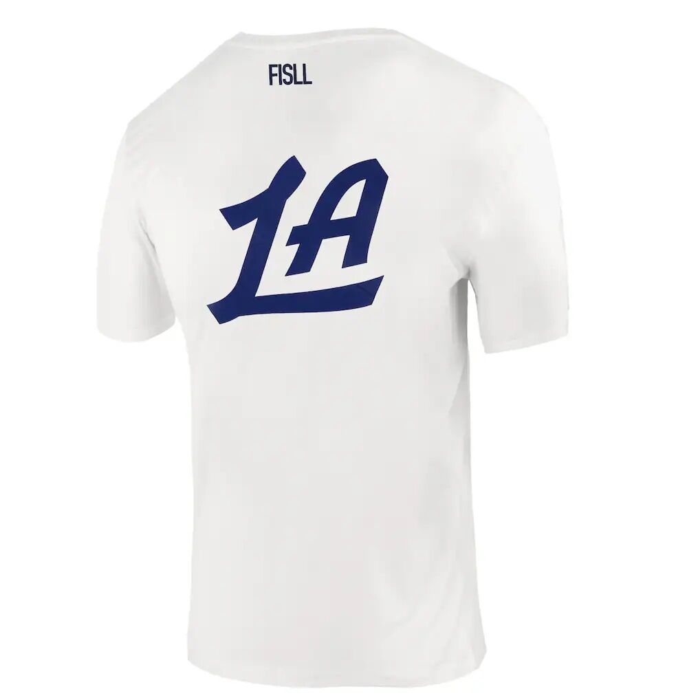 LA Clippers FISLL Unisex Burst Logo T-Shirt