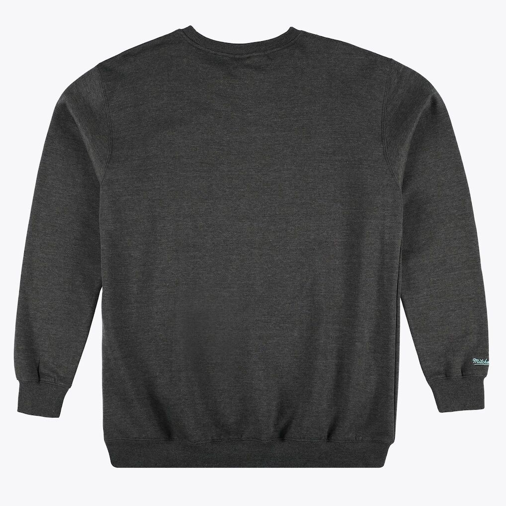 Memphis Grizzlies Mitchell & Ness Hardwood Classics Big & Tall Crewneck Sweatshirt - Heather Charcoal