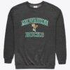 Milwaukee Bucks Mitchell & Ness Hardwood Classics Big & Tall Crewneck Sweatshirt - - Front View