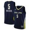 Paige Bueckers Dallas Wings Nike Youth 2025 WNBA Draft Explorer Edition Victory Player Jersey - Navy - Front View