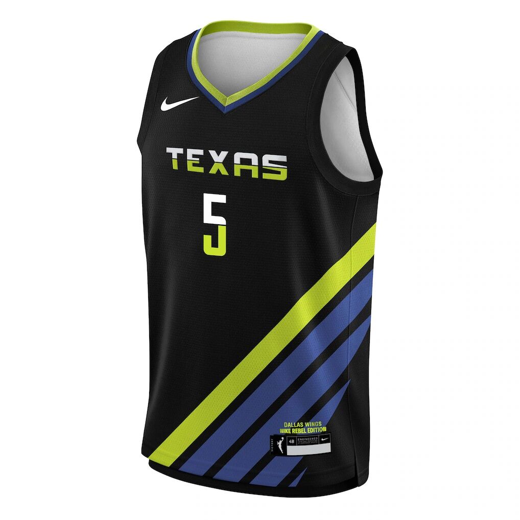 Paige Bueckers Dallas Wings Nike Youth 2025 WNBA Draft Rebel Edition Victory Player Jersey