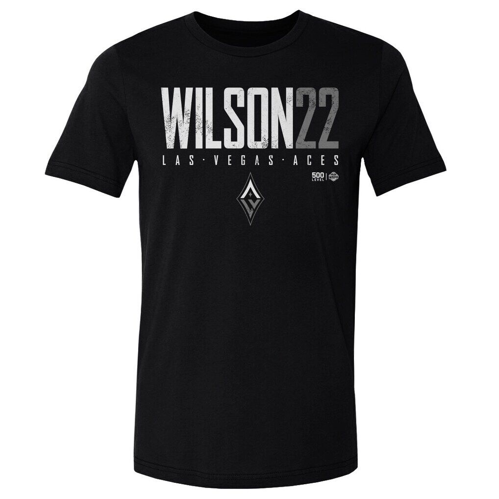 A'ja Wilson Las Vegas Aces 500 Level Elite T-Shirt