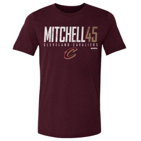Donovan Mitchell Cleveland Cavaliers 500 Level Elite T-Shirt - - Front View