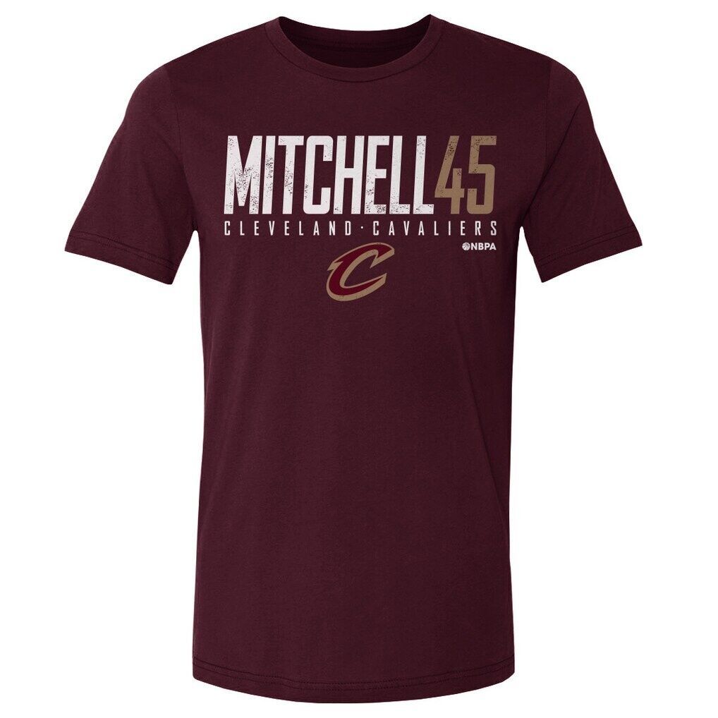 Donovan Mitchell Cleveland Cavaliers 500 Level Elite T-Shirt – Wine