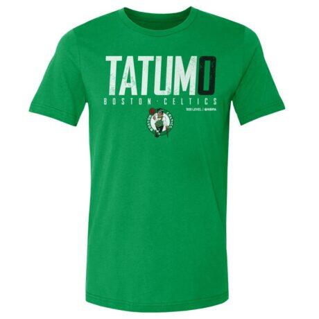 Jayson Tatum Boston Celtics 500 Level Elite T-Shirt - - Front View