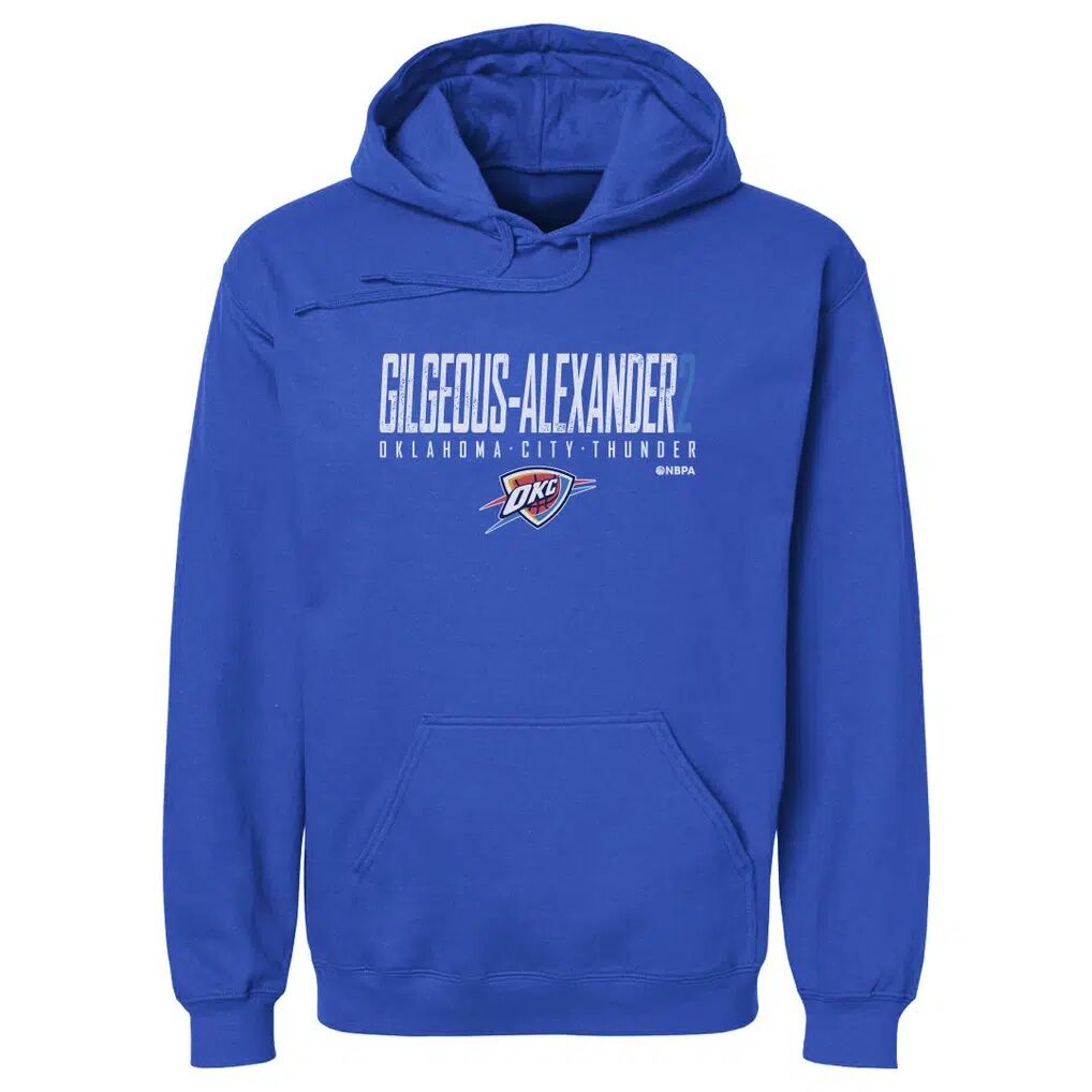 Shai Gilgeous-Alexander Oklahoma City Thunder 500 Level Elite Pullover Hoodie