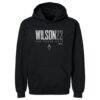 A'ja Wilson Las Vegas Aces 500 Level Elite Pullover Hoodie - Black - Front View