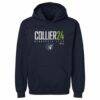 Napheesa Collier Minnesota Lynx 500 Level Elite Pullover Hoodie - Navy - Front View