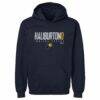 Tyrese Haliburton Indiana Pacers 500 Level Elite Pullover Hoodie - Navy - Front View