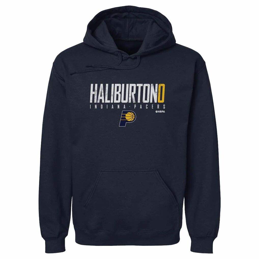 Tyrese Haliburton Indiana Pacers 500 Level Elite Pullover Hoodie