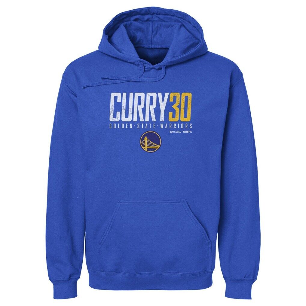 Stephen Curry Golden State Warriors 500 Level Elite Pullover Hoodie - Royal